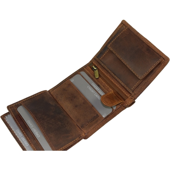 Men's Leather Wallet Tyler - Sandal - Picture 4 of 5